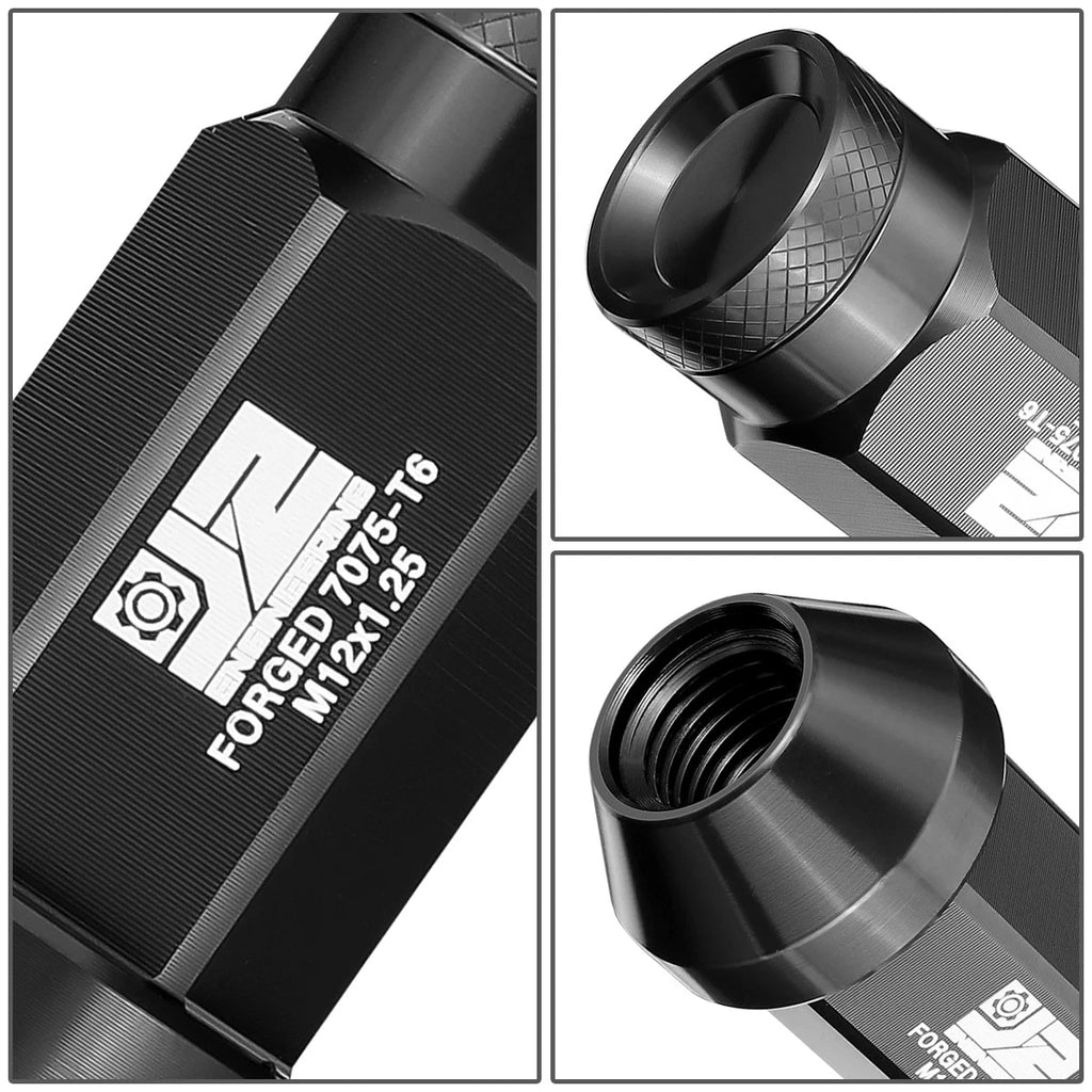 Set of 20 Closed End Lug Nuts M12 X1.25 24mm OD for