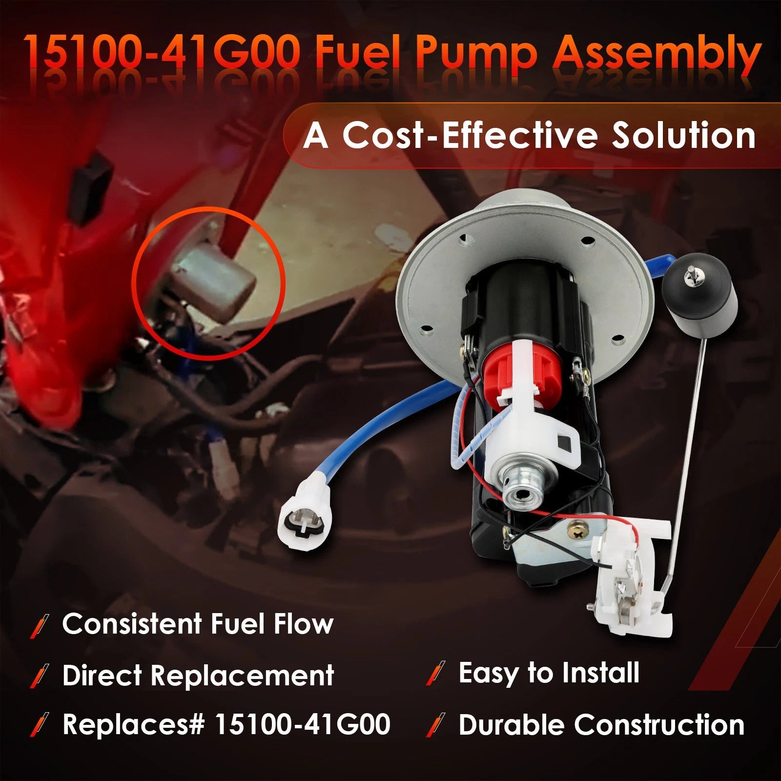 Fuel Pump Assembly 15100-41G00 for Suzuki GSXR1000 (2005–2006)