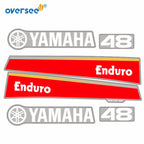 Sticker Kit for Yamaha 48HP 2T Outboard (Anti-UV, Not Fade)