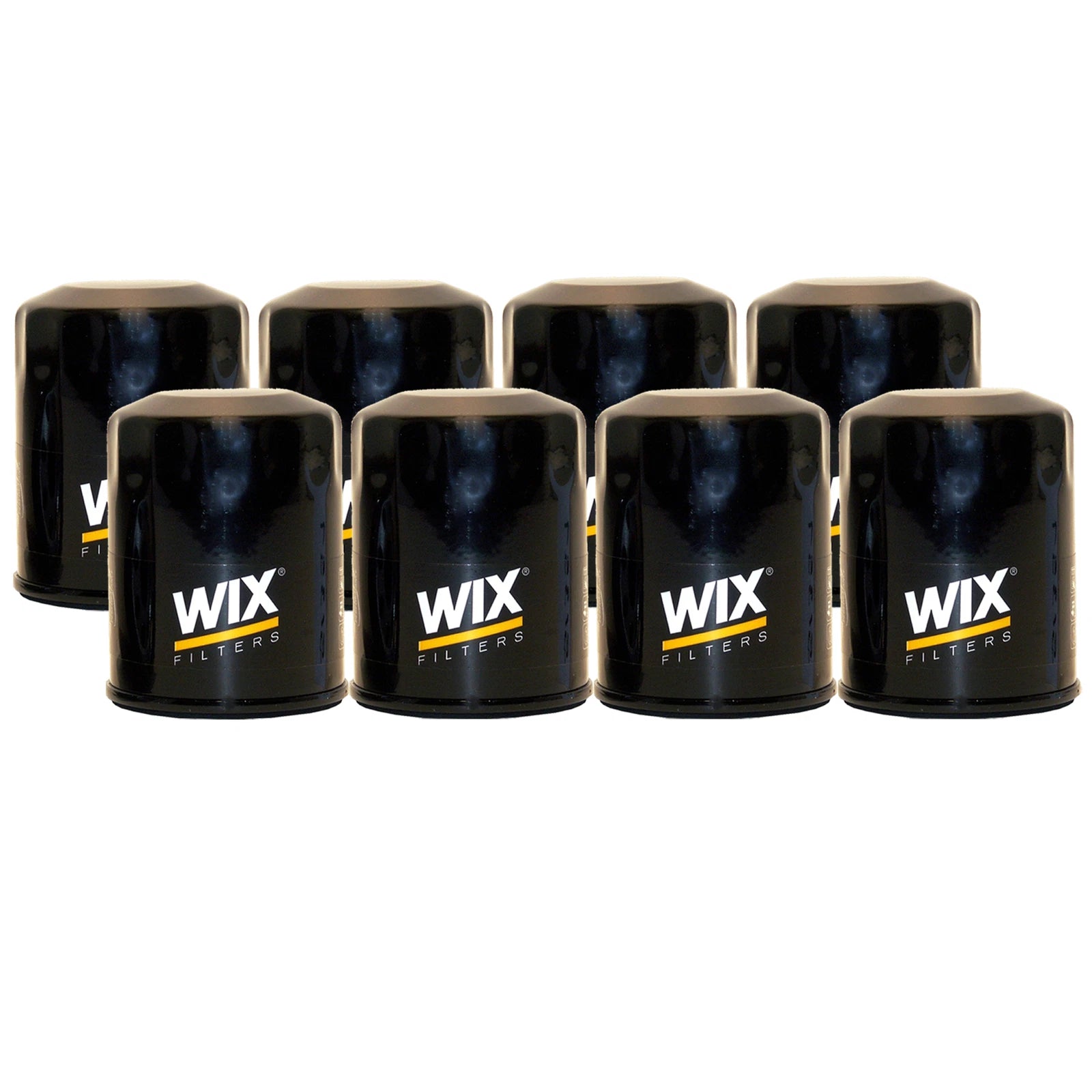 Set of 8 Engine Oil Filters for Ford Kia Mazda Polaris L4 (Wix)