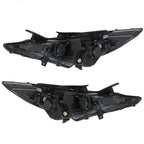 Pair LED Chrome Headlights for Hyundai Sonata (2011–2014)