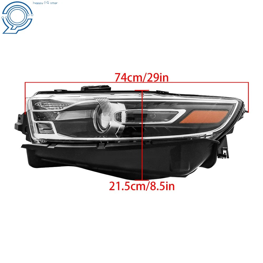 Left Halogen Headlight Assembly for Ford Taurus (2016-2019)