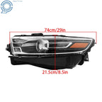 Left Halogen Headlight Assembly for Ford Taurus (2016-2019)