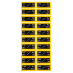 Weight Labels for Strength Training and Fitness
