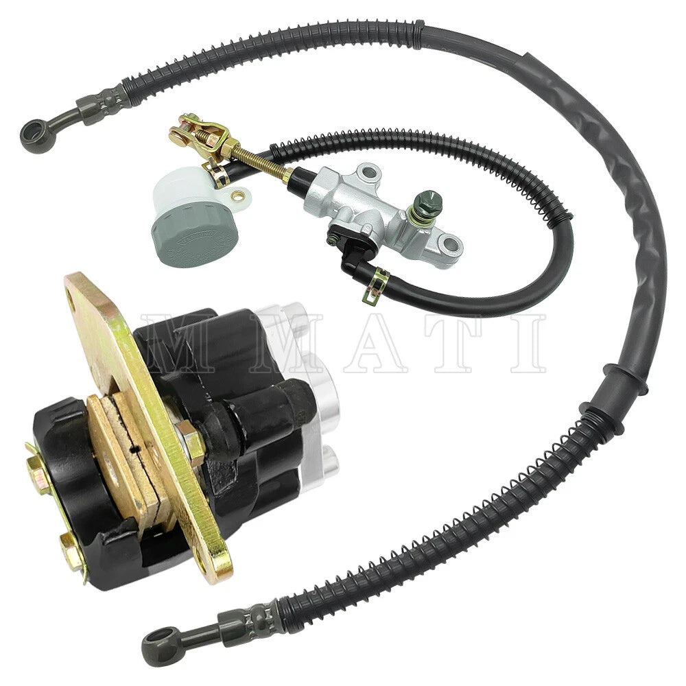 Rear Brake Caliper & Master Cylinder w/Hose Assy for Yamaha Warrior 350 (1987–2004)
