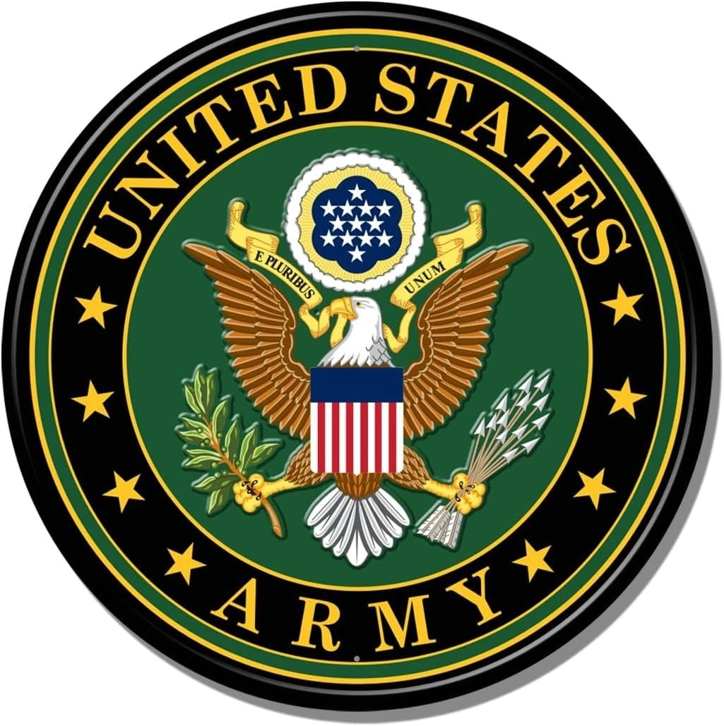 US Army Seal Tin Metal Sign for Man Cave Garage Decor (#2958)