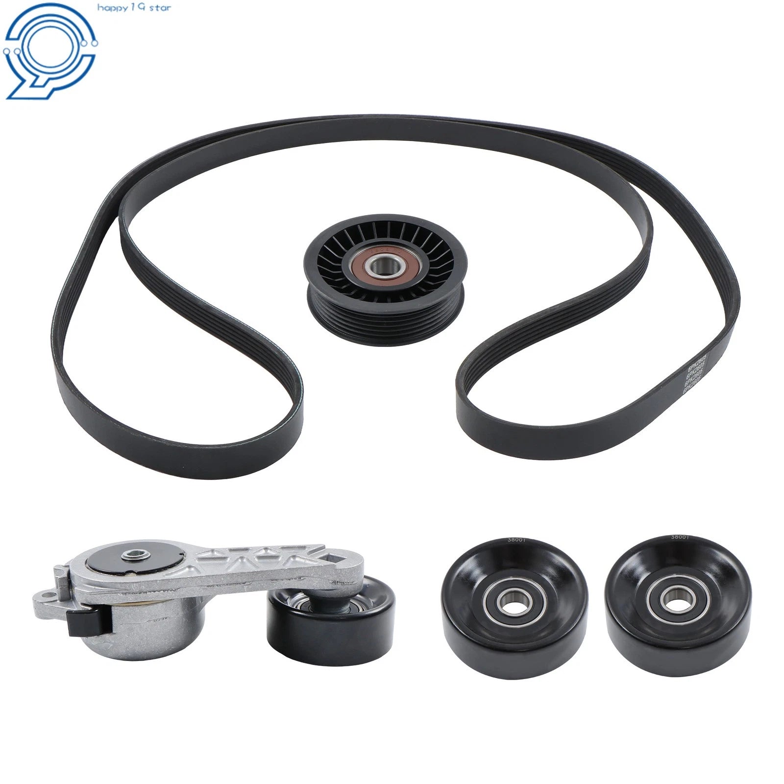 Belt Tensioner and Idler Pulley Kit for Ford F-150 Lincoln (2005–2014)