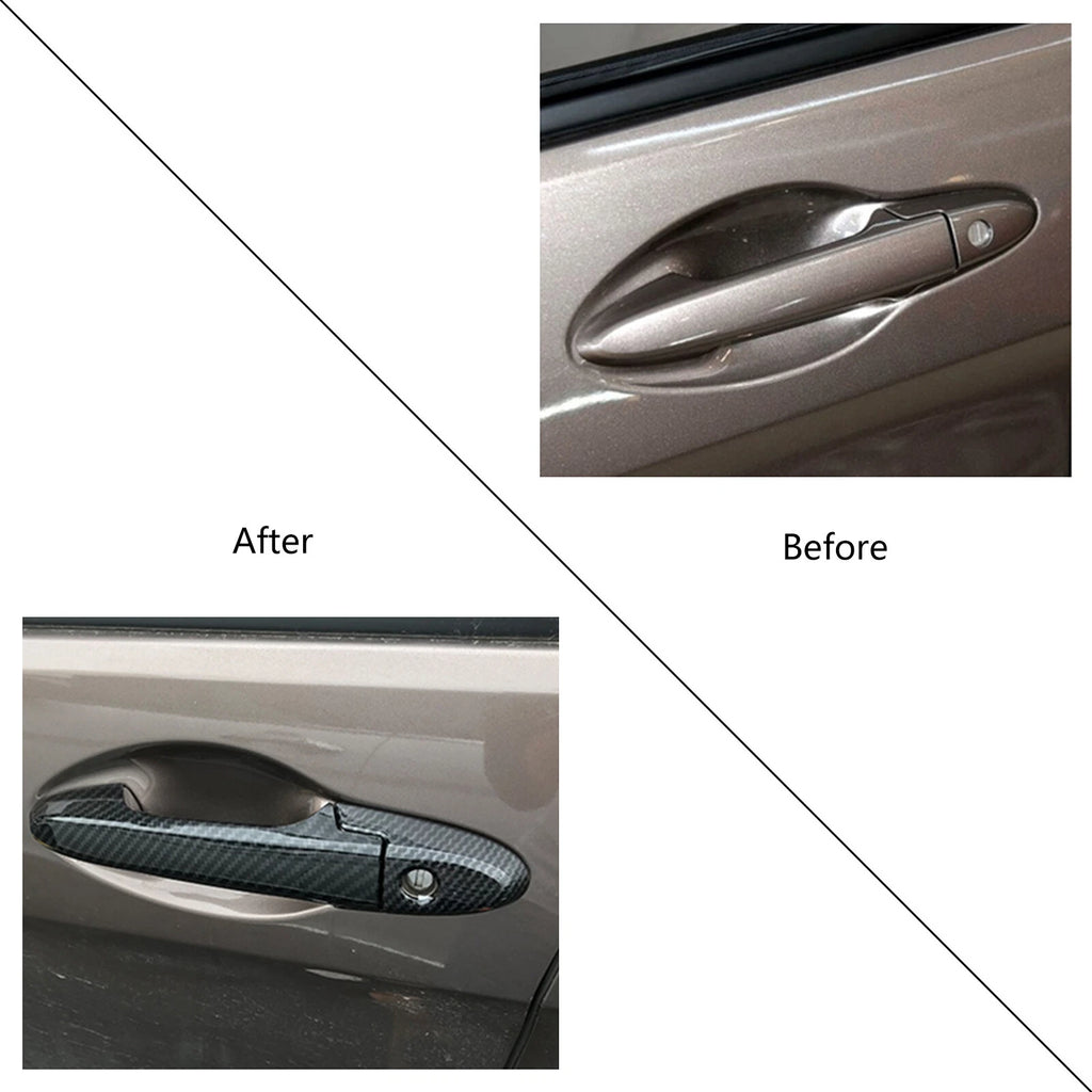 Carbon Fiber Side Door Handle Cover Trim for Honda Fit (2014-2020)
