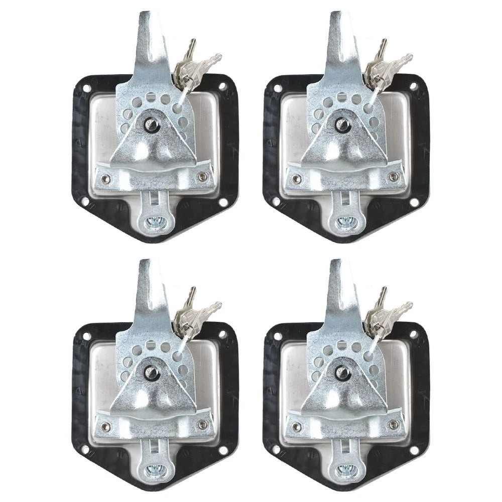 Set of 4 Stainless Steel T-Latch for RV Tool Box Door