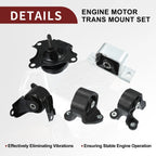 Engine Motor Trans Mount Set for Honda CR-V 2.4L 4WD (2002–2006)