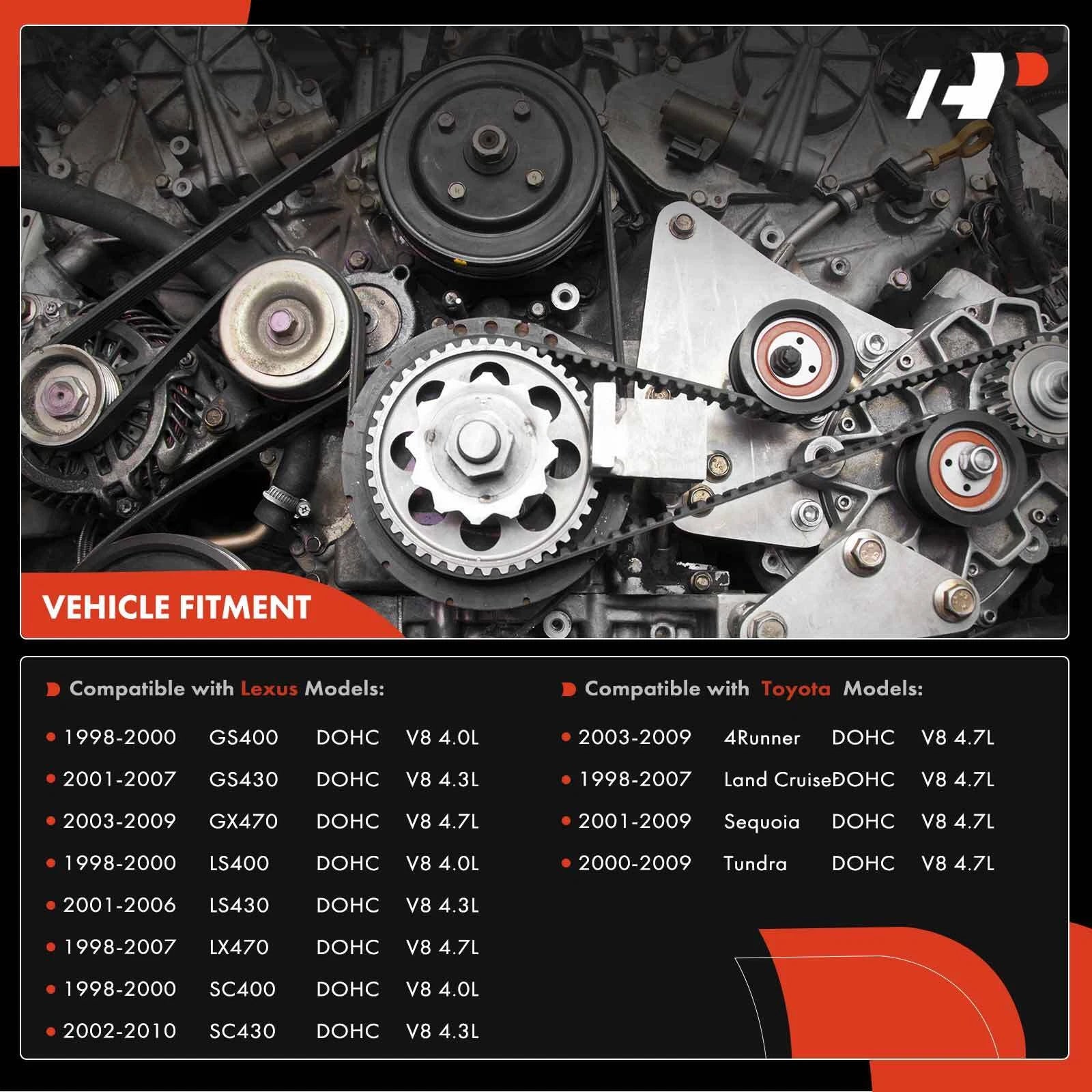 Timing Belt & Water Pump Kit for Toyota Tundra (2000–2009)