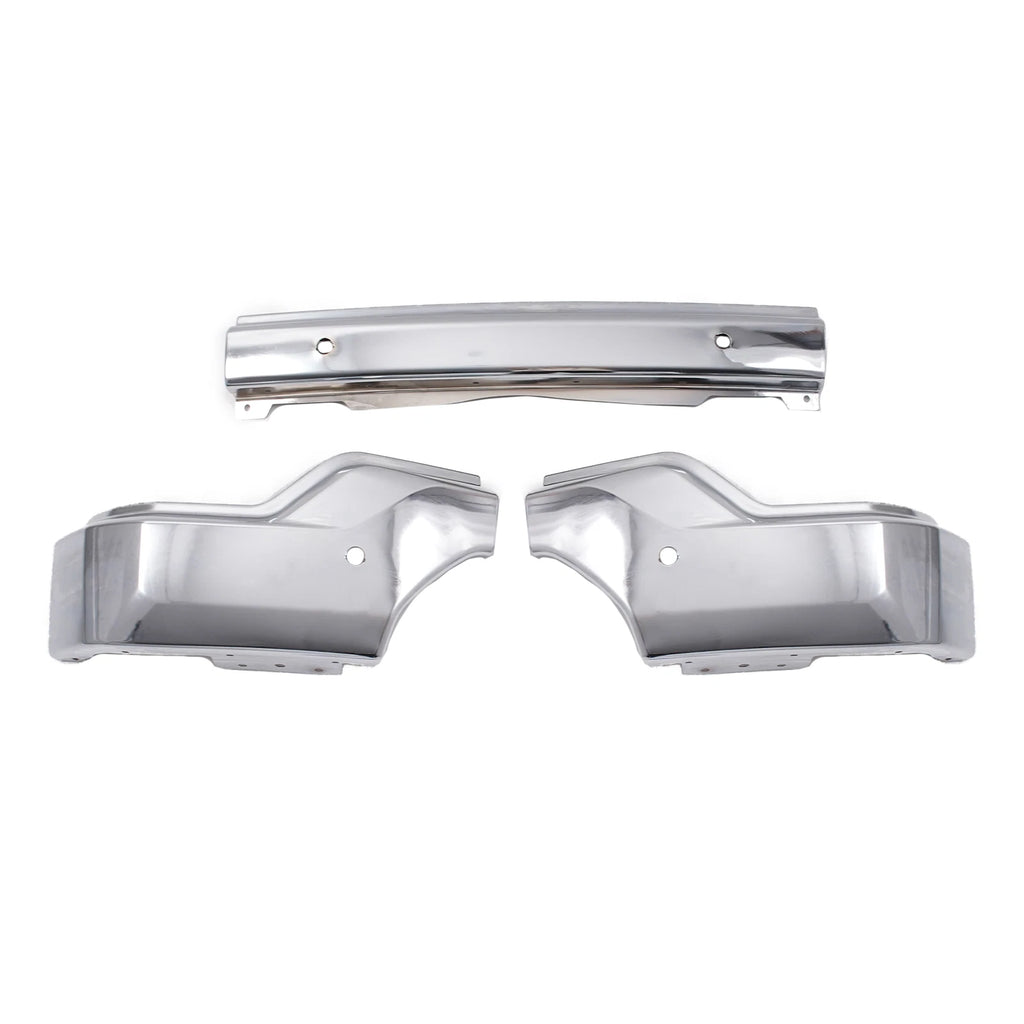 Chrome Steel Front Bumper for GMC Sierra 1500 (2019–2021) w/ Park Sensors
