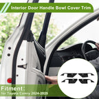 Set of 4 Interior Door Handle Bowl Cover Trim for Toyota Camry (2024–2025)