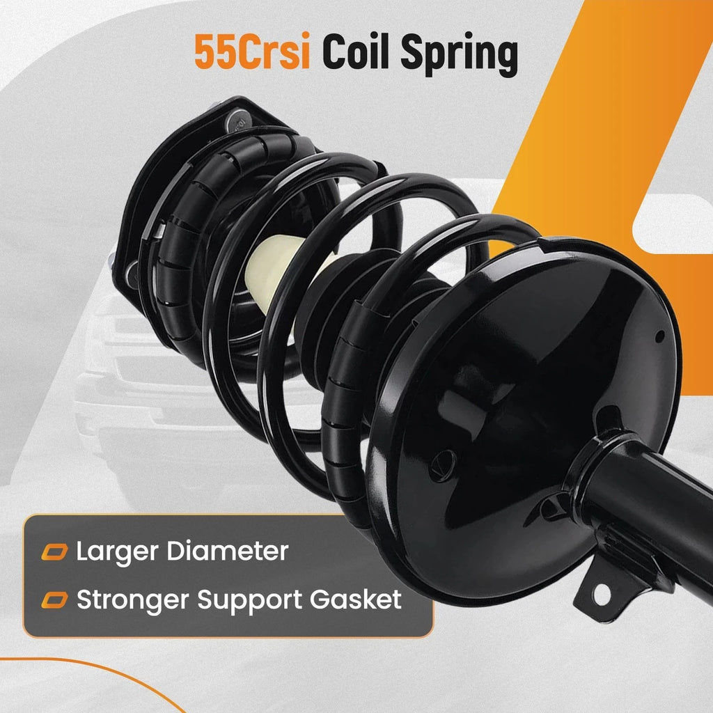Pair Front Struts Shocks Coil Spring Assembly for Toyota Camry Solara (1997–2001)
