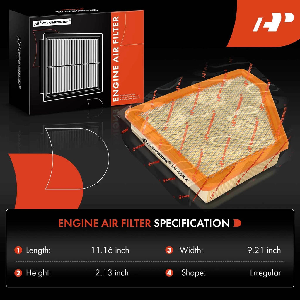2X Engine Air Filter for Chevrolet Camaro (2010-2015)