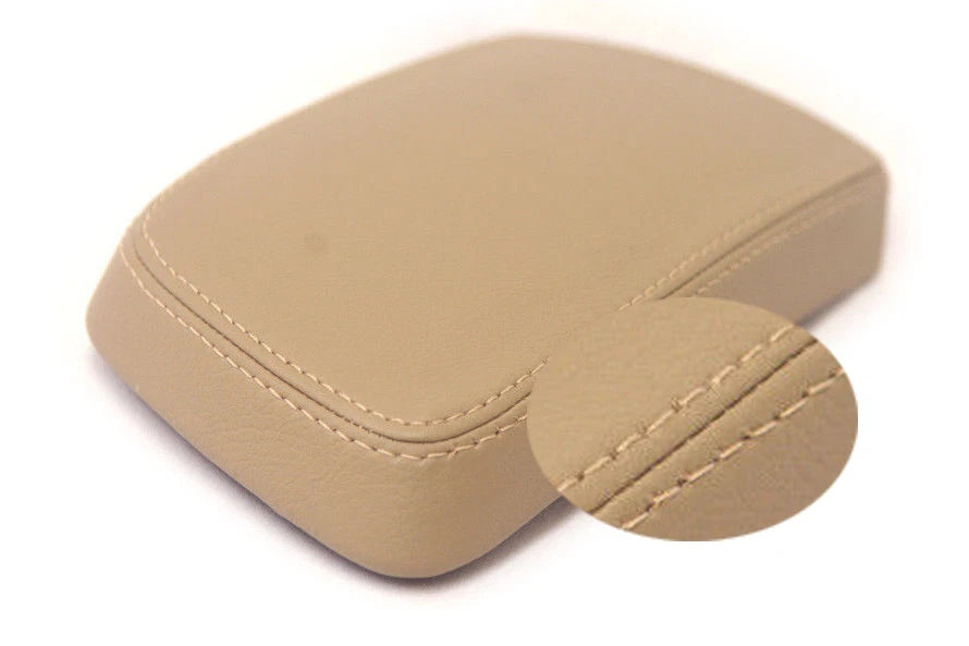 Center Console Armrest Cover for Toyota Yaris (2008–2011) Beige PVC Leather