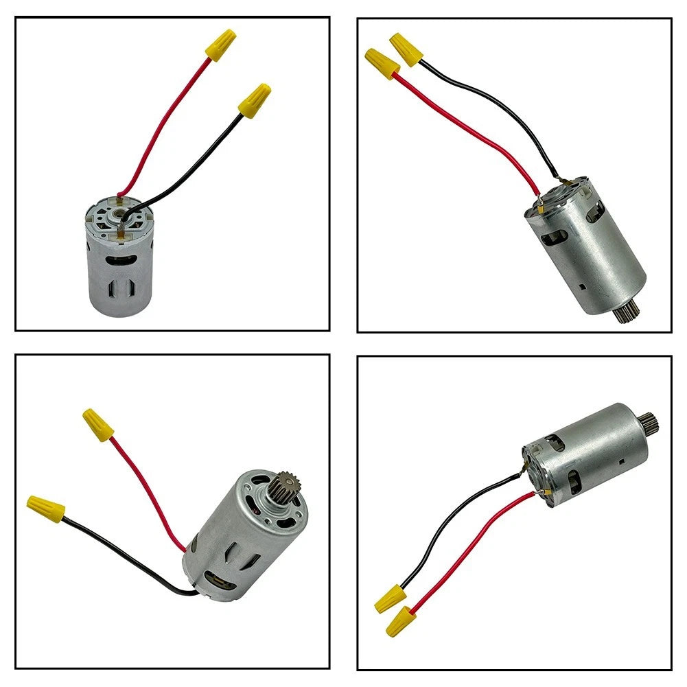 16 Teeth Ratchet Wrench Replacement Motor for DIY Projects (12V)