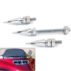 Chrome Windshield Spike Bolts for Harley Street Glide Electra Tri Glide (2014–2023)