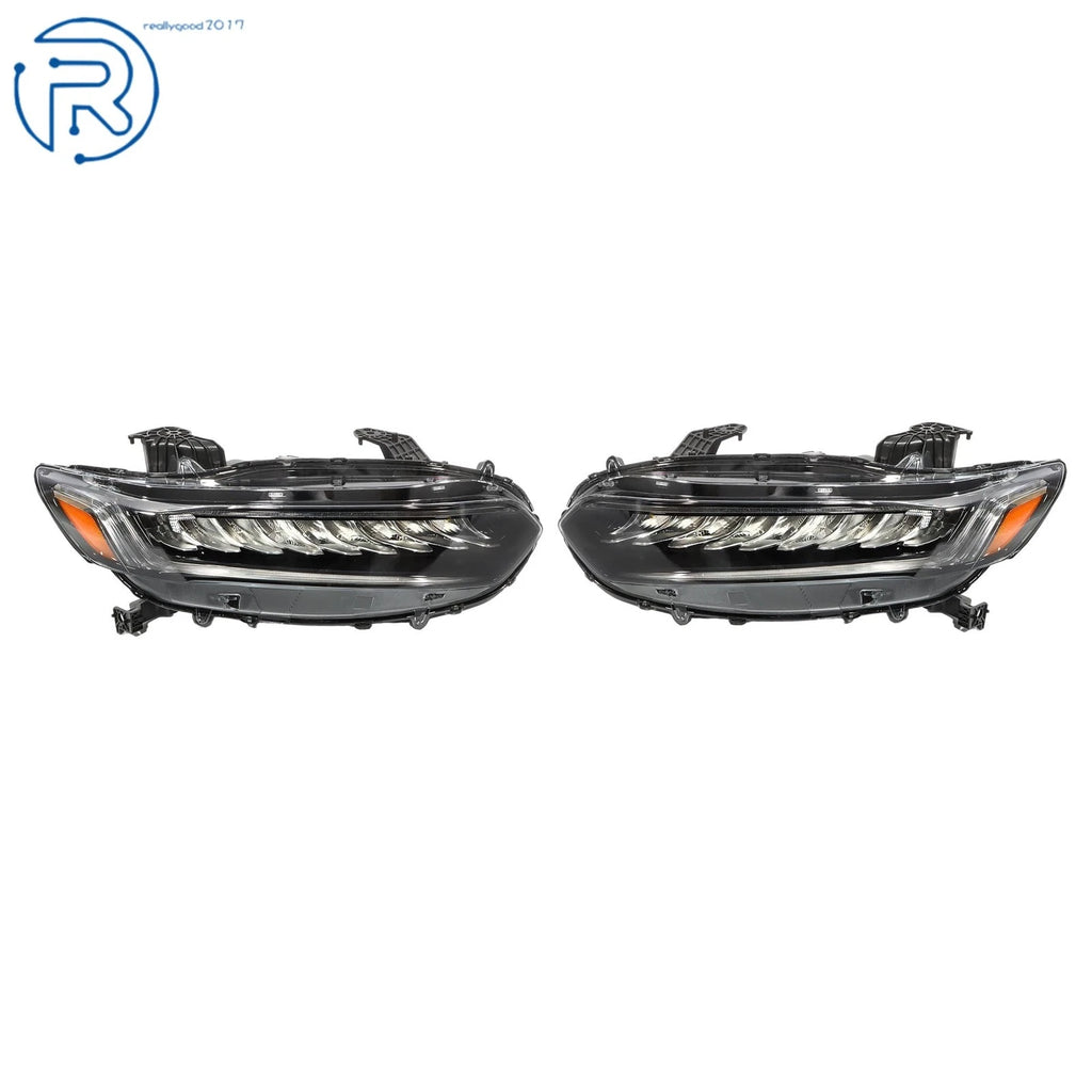 LED Black Housing Headlights for Honda Accord (2021–2022) Left+Right Side