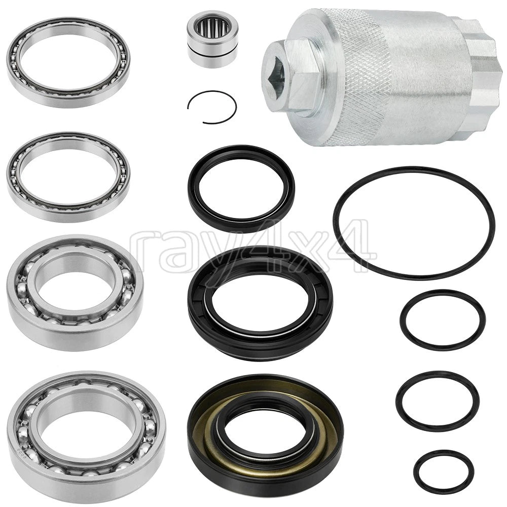 Rear Differential Bearings Seals & Wrench Tool Kit for Honda Rancher 420 (2007–2013)