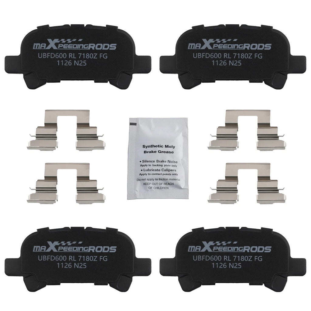 Rear Ceramic Brake Pads Kit for Toyota Avalon Solara (1999–2008)