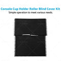 Cup Holder Roller Blind Cover Kit for BMW X5 X6 E70 E71 (2007–2014)