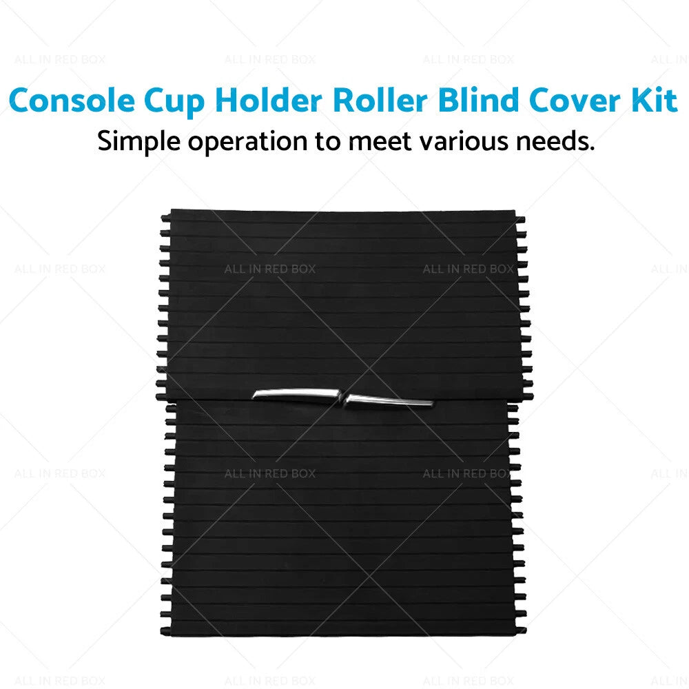 Cup Holder Roller Blind Cover Kit for BMW X5 X6 E70 E71 (2007–2014)