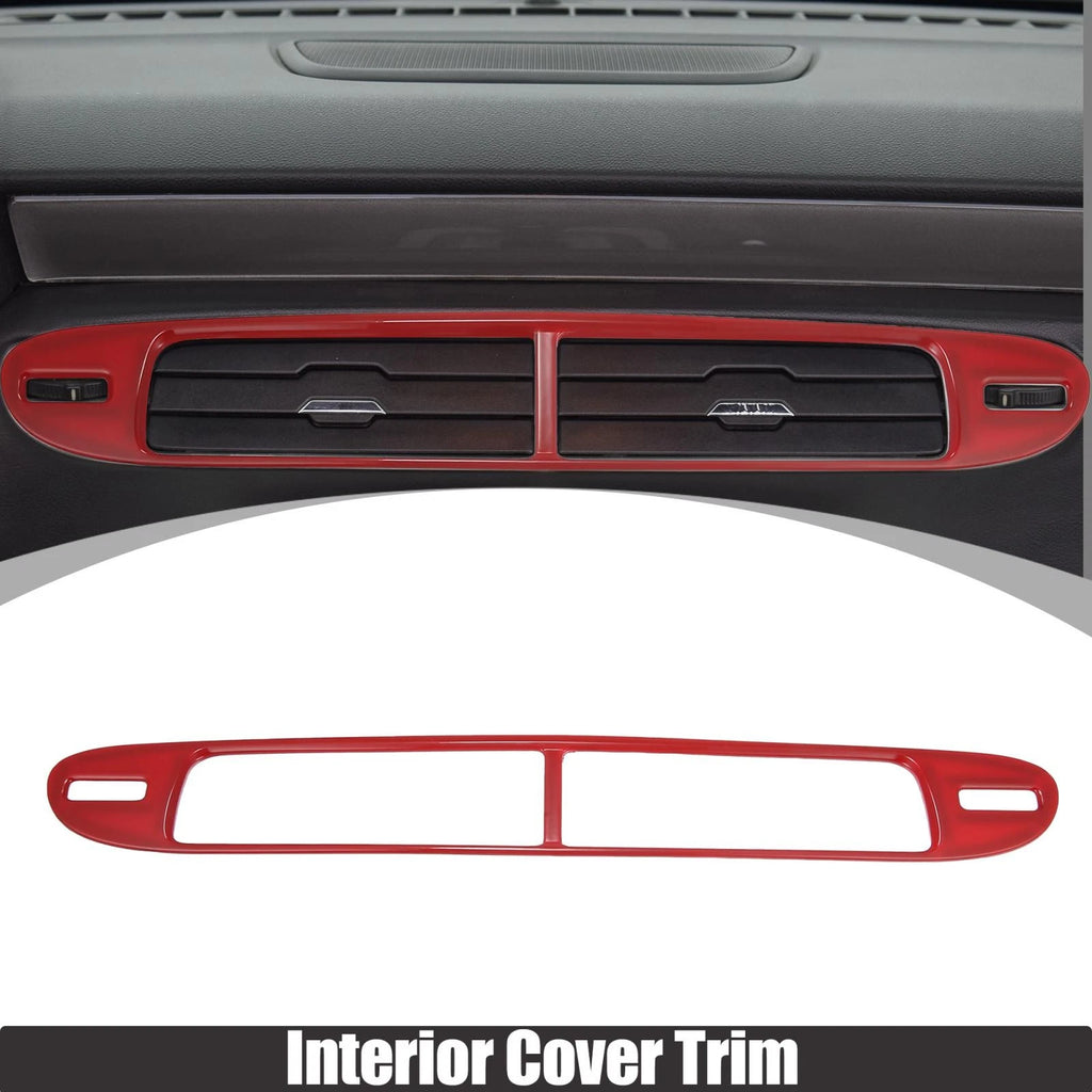 Red Center Air Conditioner Outlet Vent Trim Cover for Chevrolet Camaro (2010–2015)