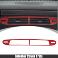 Red Center Air Conditioner Outlet Vent Trim Cover for Chevrolet Camaro (2010–2015)