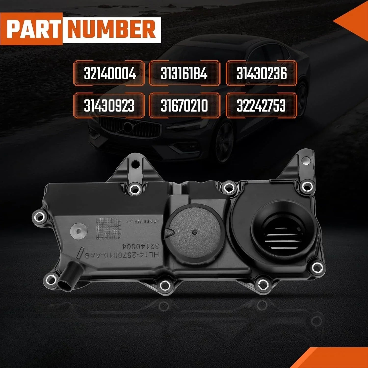 PCV Valve Oil Trap 2.0L for Volvo XC90/XC60/S60/S80/S90/V60/V90/XC40/XC70 (2014–2021)