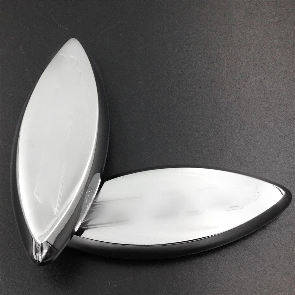 Mirror Block Off Bases for Kawasaki Ninja ZX-14/Zx-14R (2006–2009) Chrome