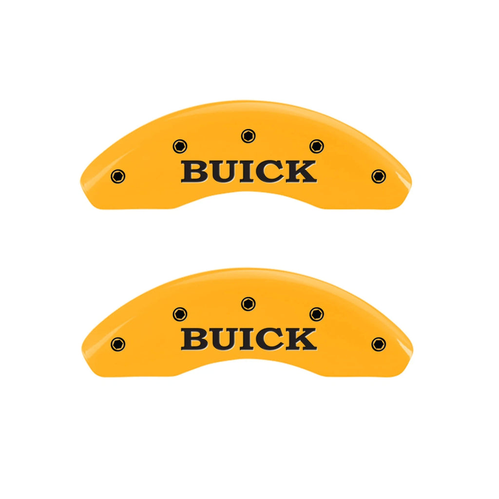 Brake Caliper Covers Yellow Set for 2012–2016 Buick LaCrosse by MGP