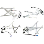Window Regulators Set of 4 for Front & Rear (Driver Passenger Side)