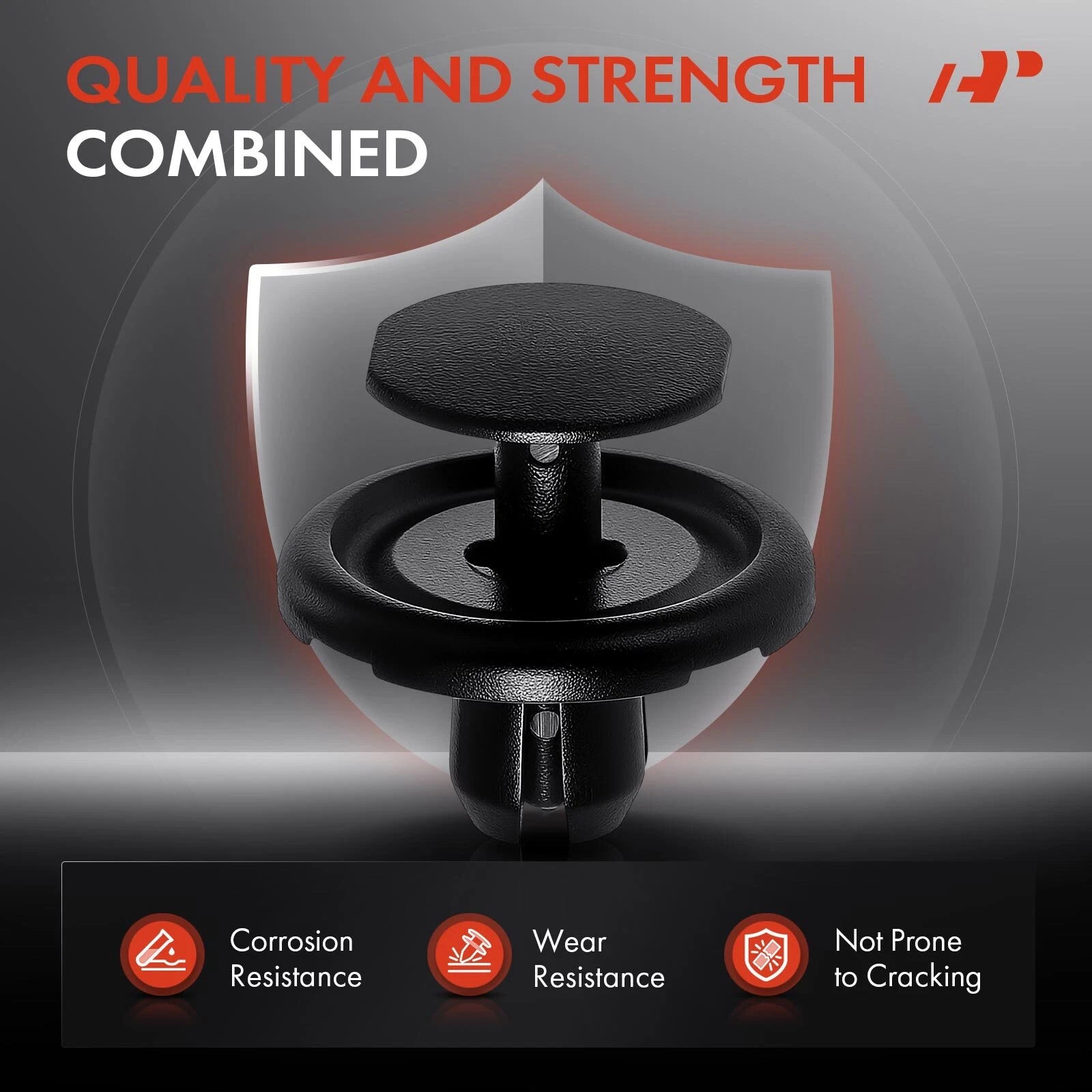 Radiator Splash Shield Retainer Clips (30 Pack) for Toyota (7mm)