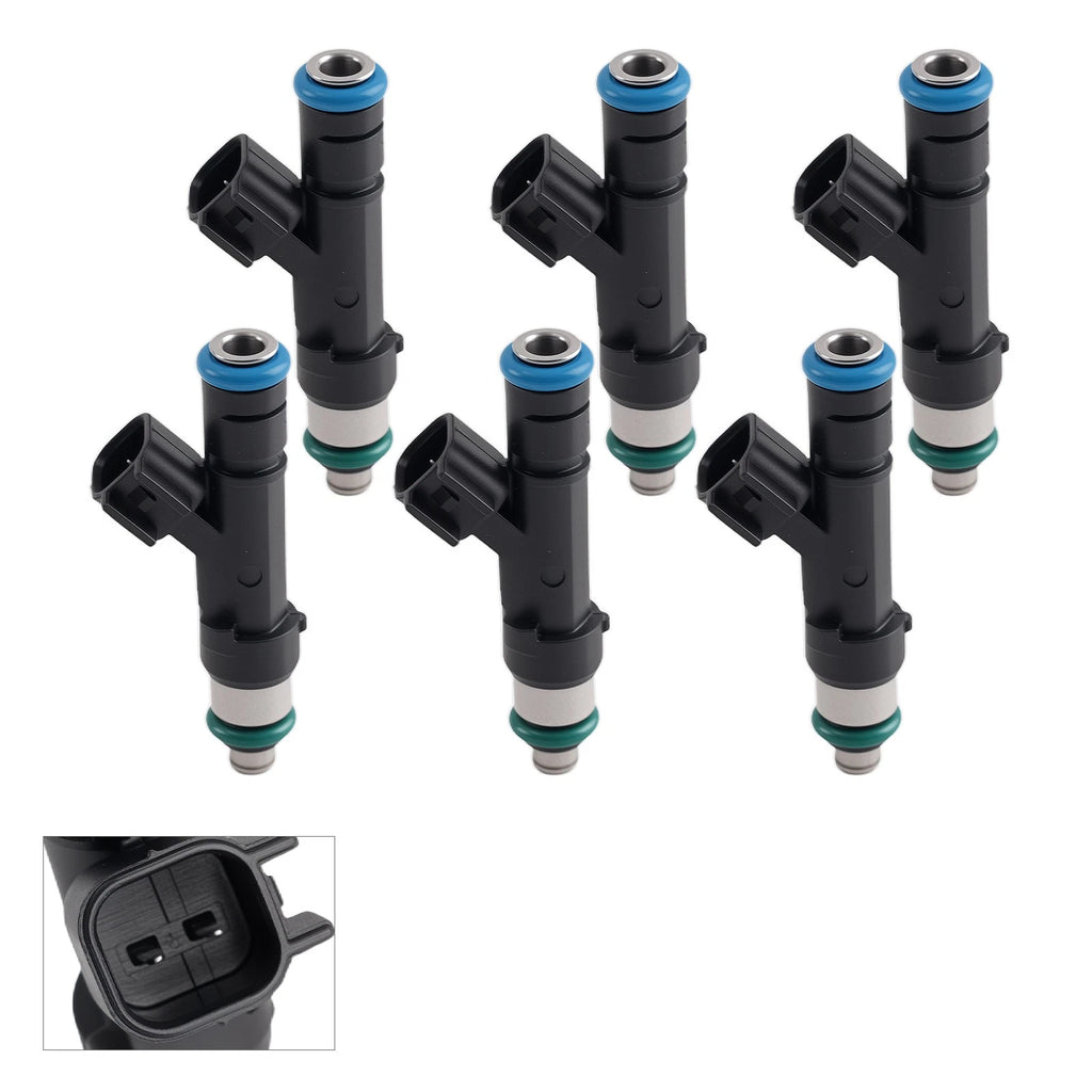 6Pcs Fuel Injectors for Dodge Durango Dakota Ram Jeep Cherokee (2000–2009)