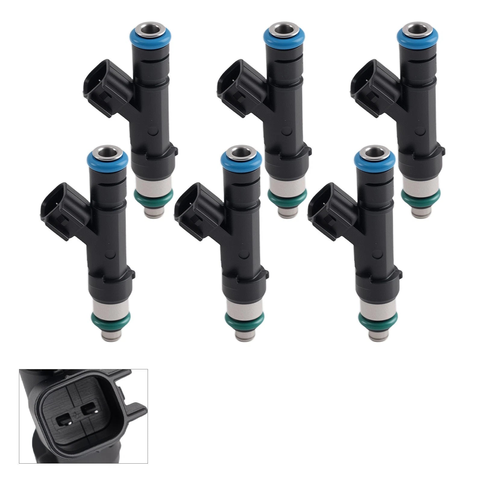 6Pcs Fuel Injectors for Dodge Durango Dakota Ram Jeep Cherokee (2000–2009)