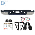 Complete Steel Chrome Bumper for Chevy Silverado & GMC Sierra 1500 (2007–2013)