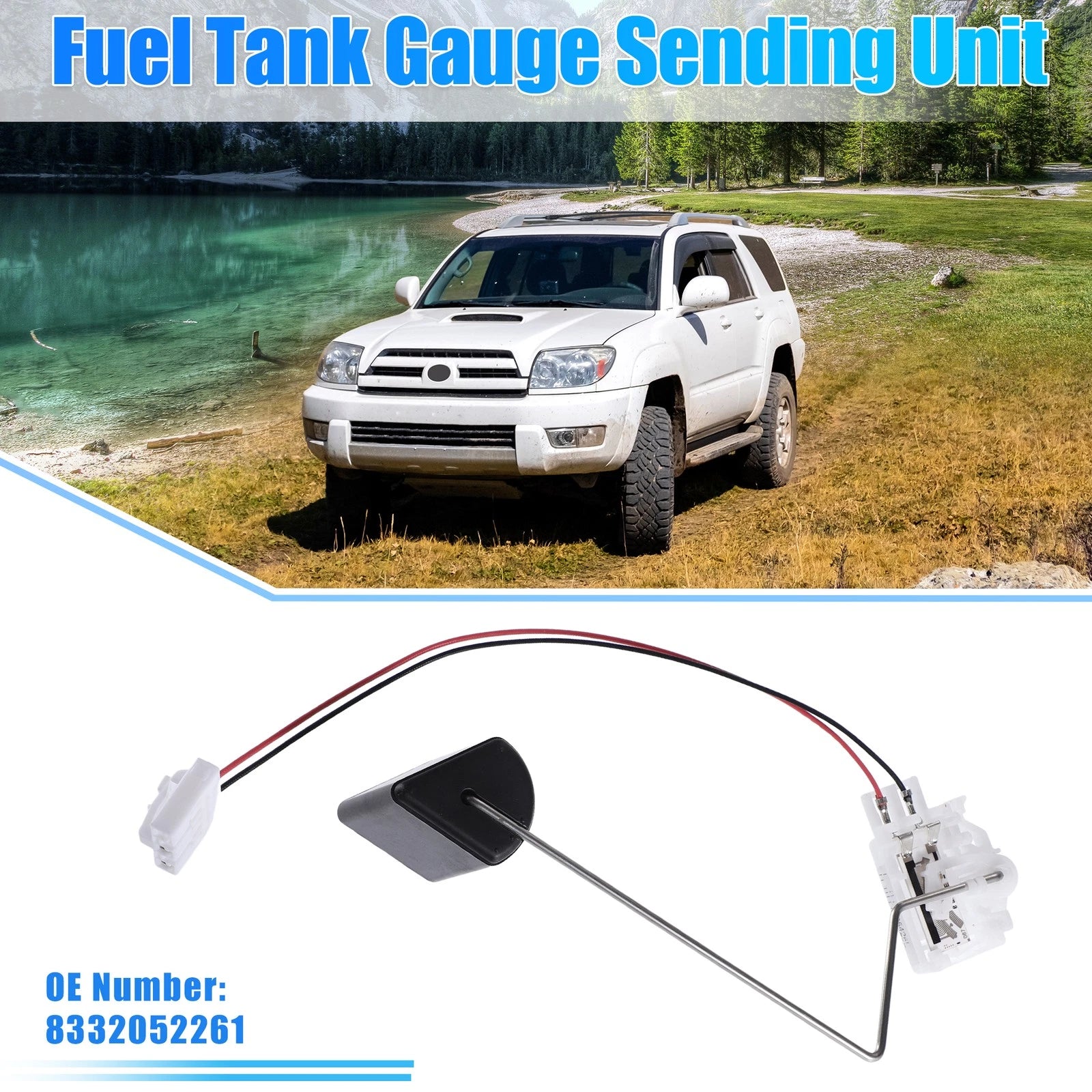 Fuel Tank Float Gauge Sending Unit for Toyota Yaris (2007–2018) No.8332052261