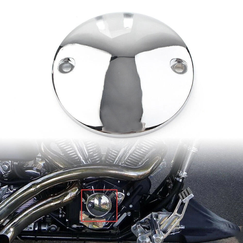 Ignition Timing Points Cover 2 Hole for Harley Big Twin Sportster (1970–1999)