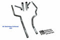 Dual Exhaust Kit for Dodge Ram 1500 (2004–2008) - Stainless Steel, Rolled Tip