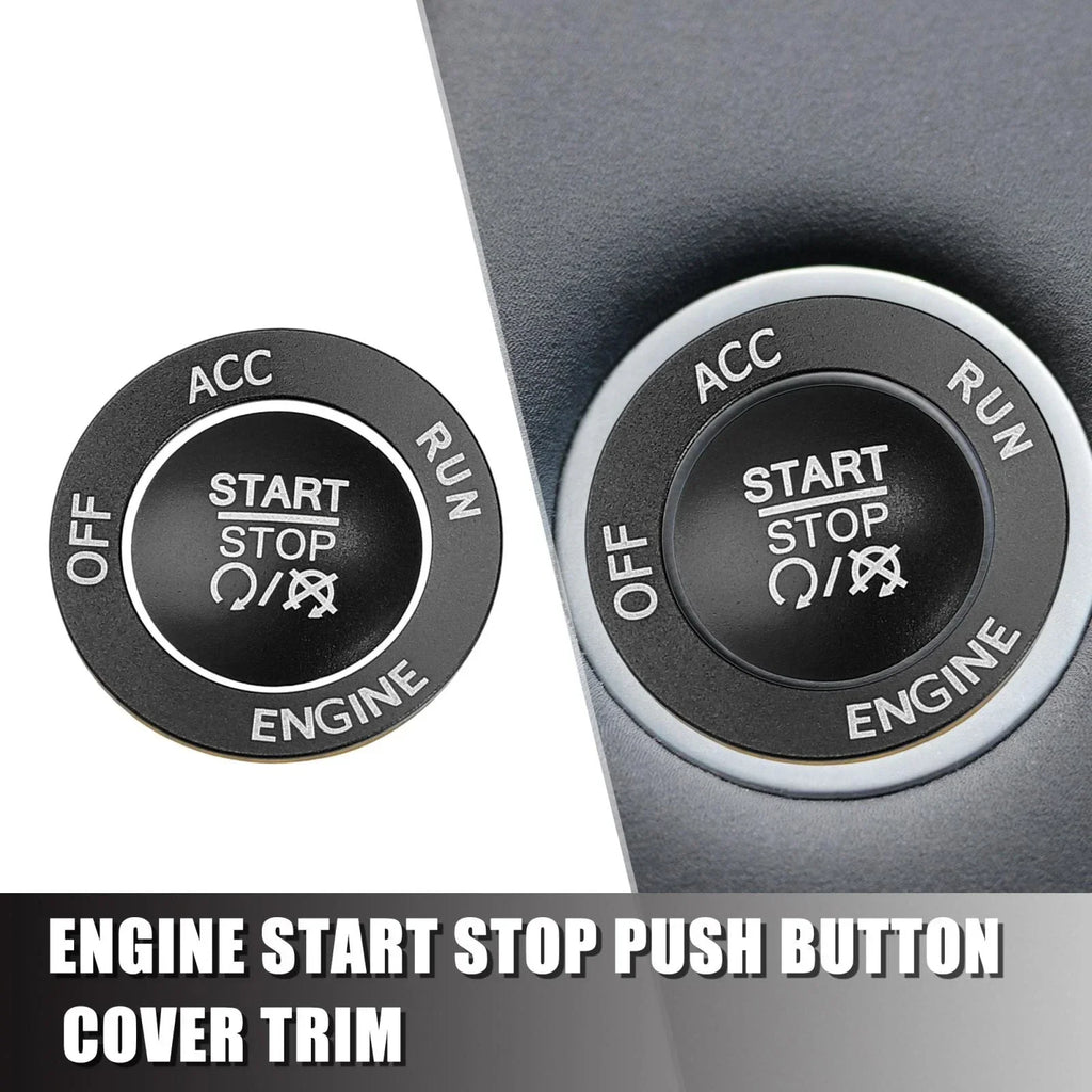 Engine Start Stop Push Button Cover Kit for Dodge Charger Challenger (2015-2023)