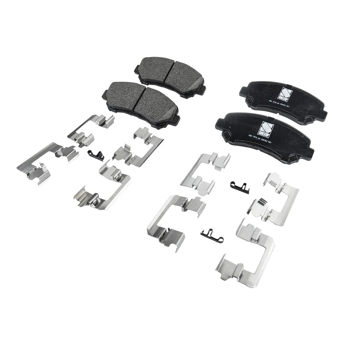 Brake Pad Set for Suzuki Kizashi (2010–2013) Front and Rear