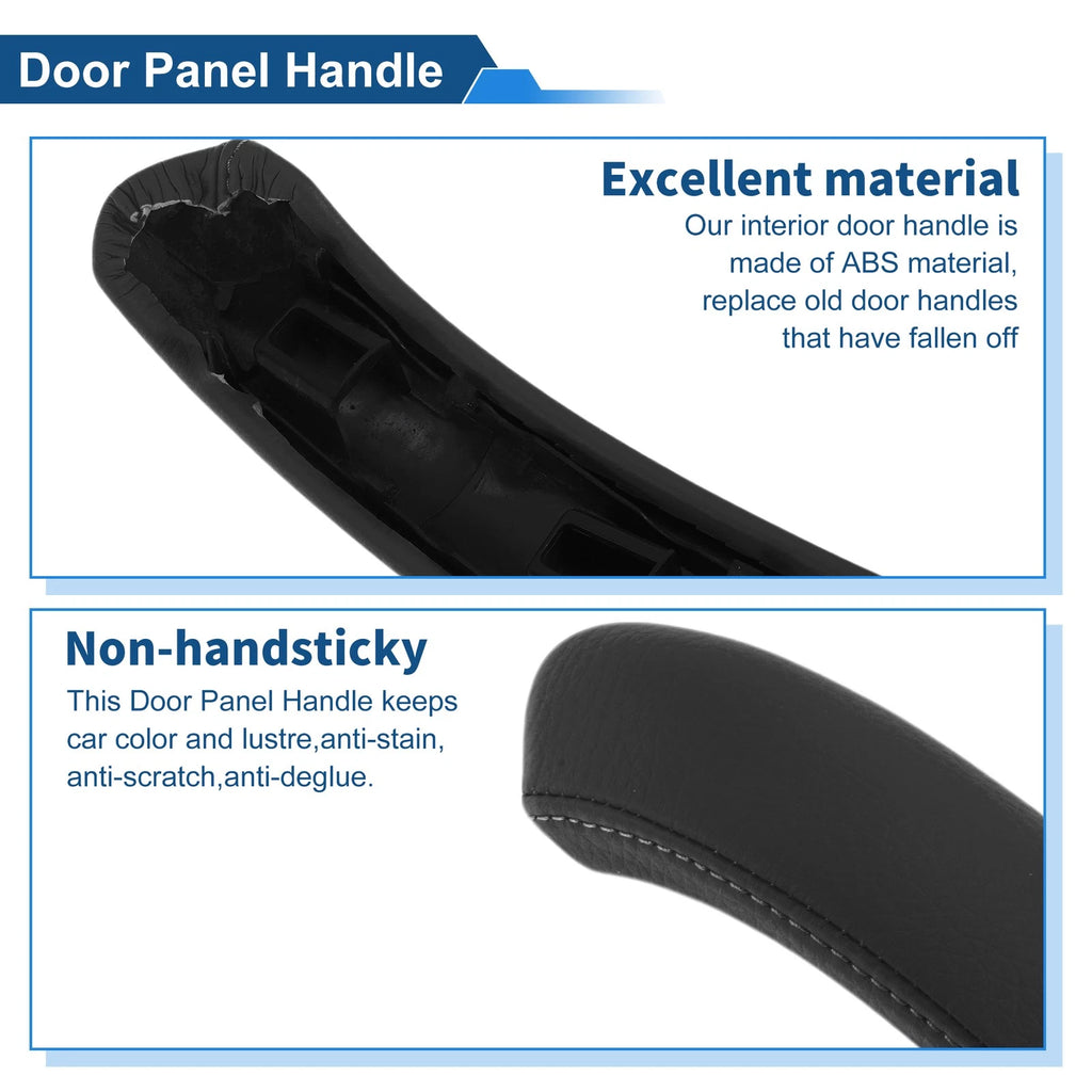 Front Passenger Side Inner Door Panel Handle for BMW X3 (2010–2016) Black