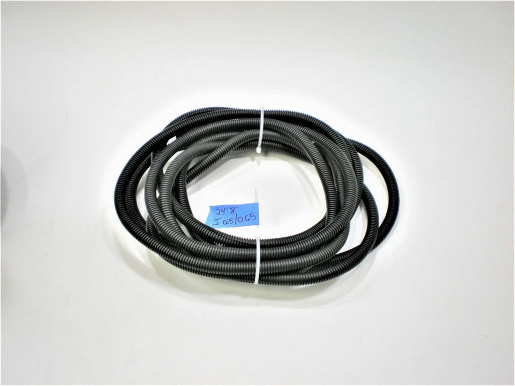 Corrugated Conduit Flex Tubing 24' 8" L x 0.50" ID for Electrical Wiring Harness