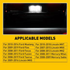 2Pcs LED License Plate Light for Ford Mustang Focus Fusion Flex Taurus