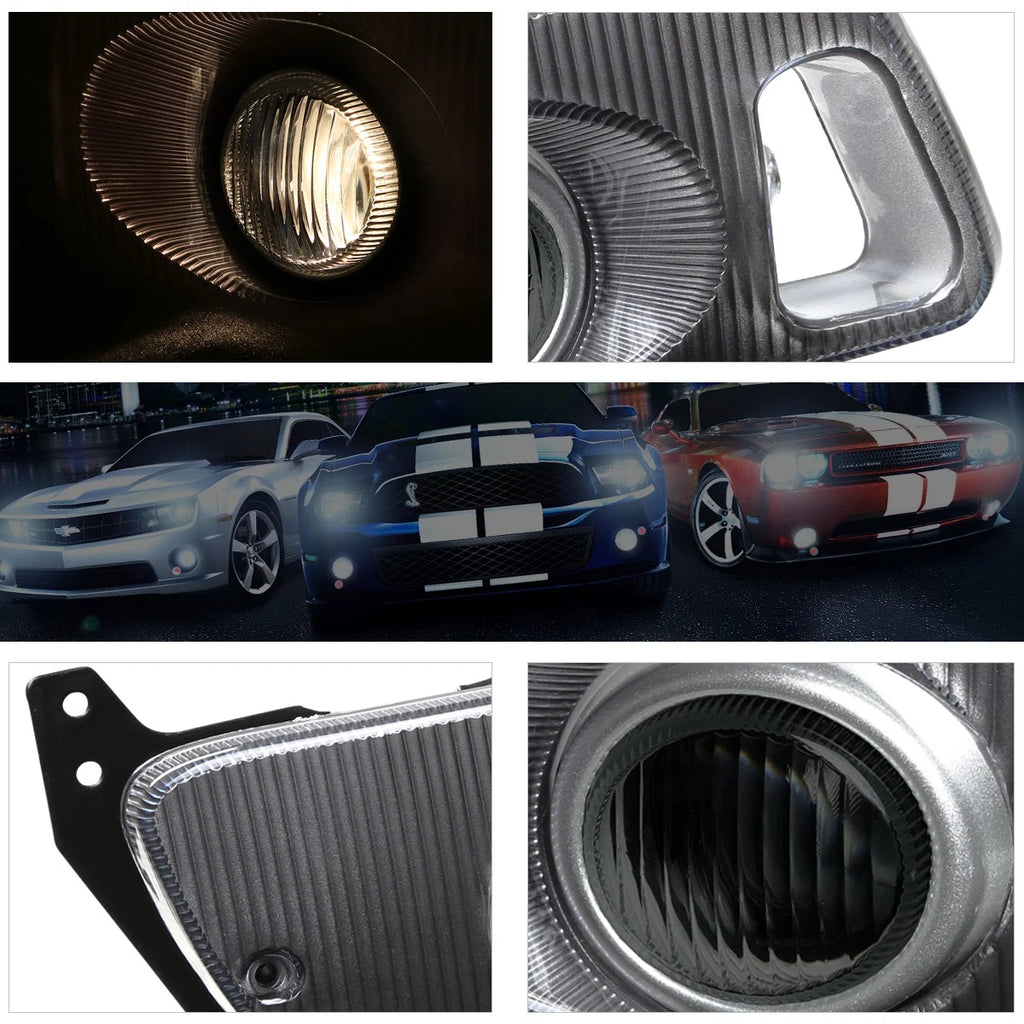 OE Style Smoked Lens Bumper Fog Lights + Switch for Honda Civic (1992–1995)