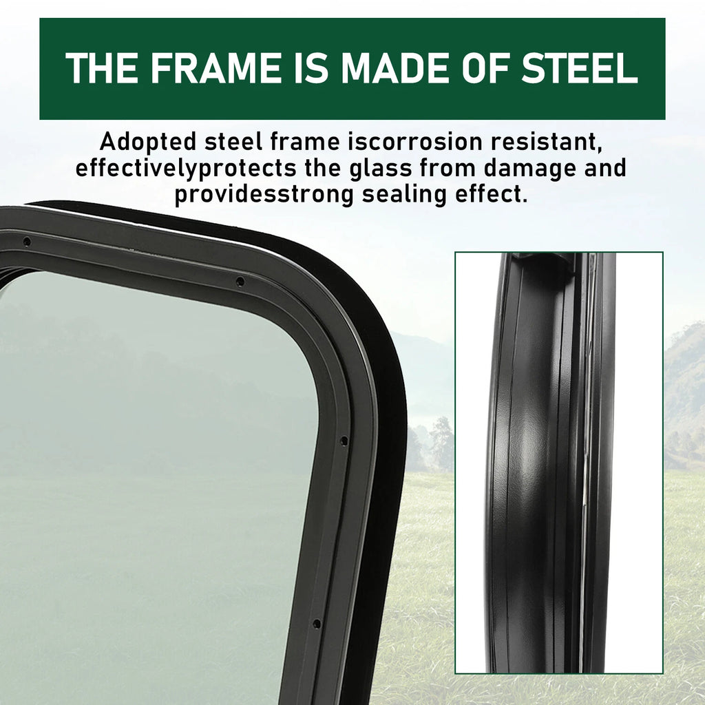 Vertical RV Window for Cargo Trailer (12" x 18") Tinted Glass
