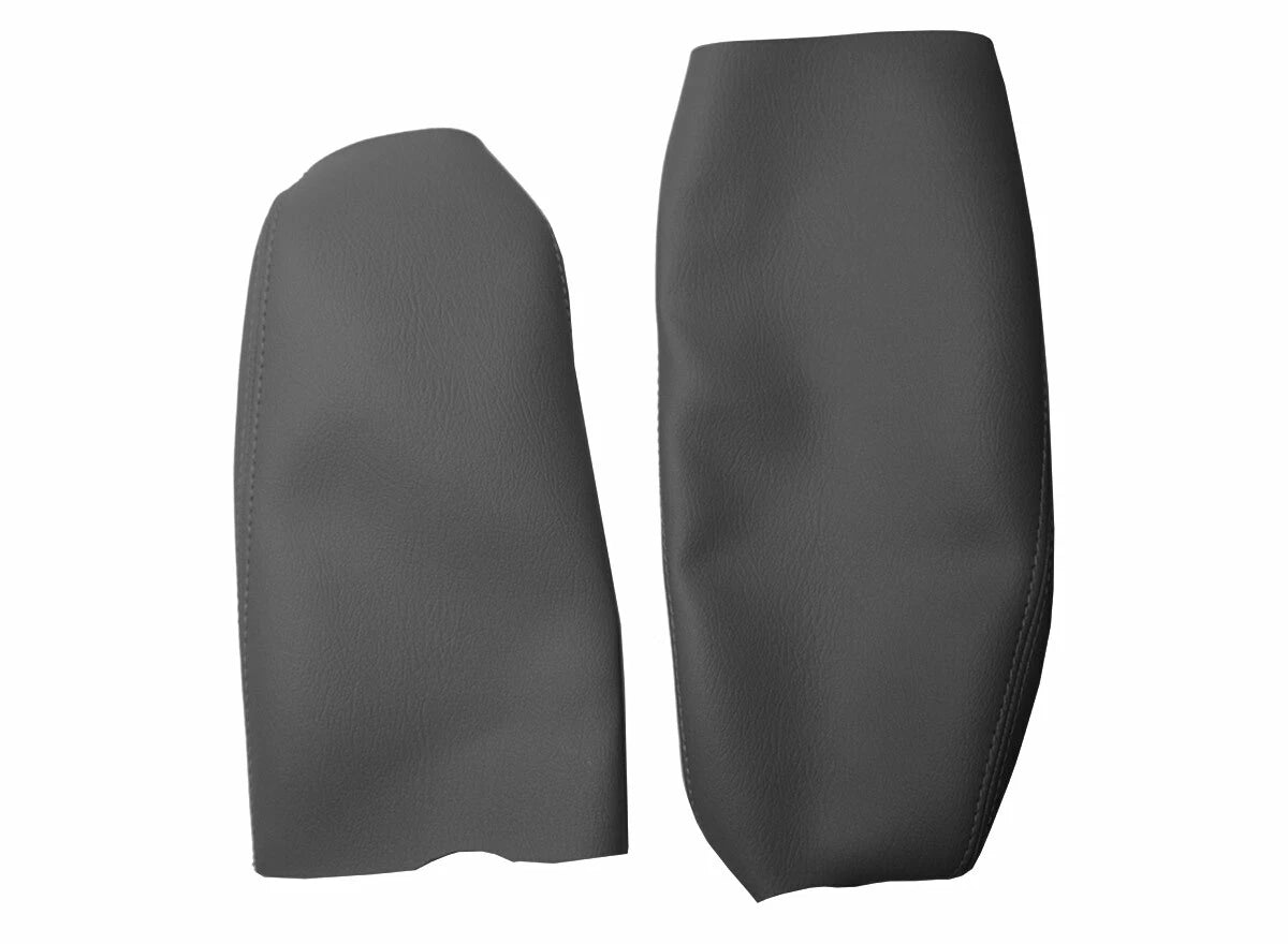 Leather Console Lid Armrest Cover for BMW E63 E64 650 (2003–2010) Gray