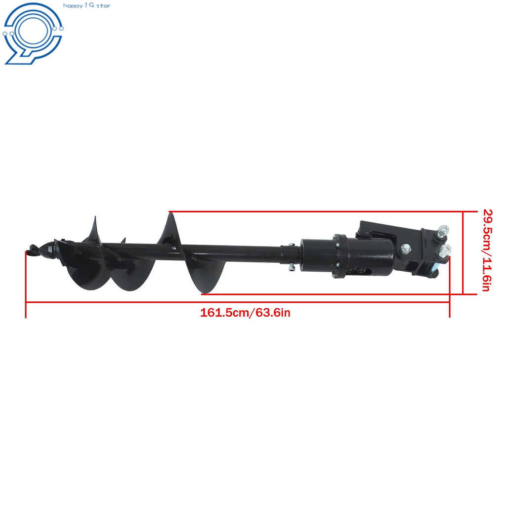 Auger Drill Attachments 300mm for 1-1.5 Ton Mini Excavator