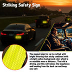 Reflective Senior Driver Car Magnet for Elderly Drivers (2010-2020)
